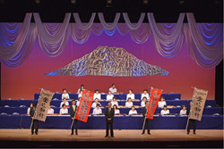 次回主催の大正琴協会理事が挨拶