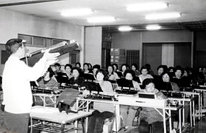 昭和50年頃の教室風景