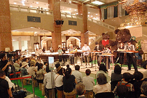 「T-century-姫侍」初のライブ演奏